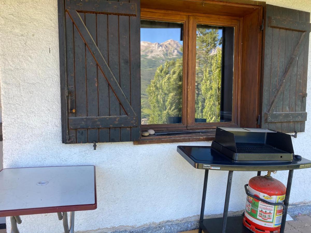 soleil et vue Leilighet Barcelonnette Eksteriør bilde